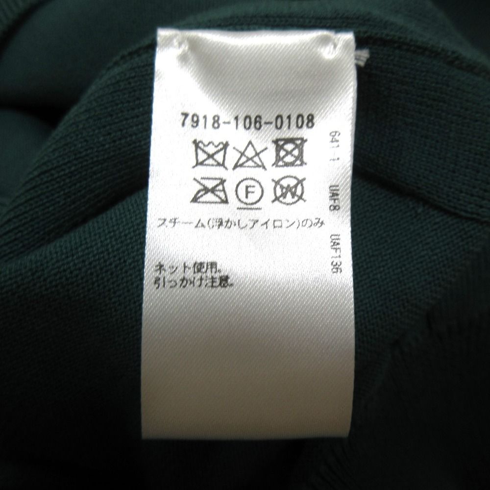 BLAMINK ブラミンク スリーブレス コットンニット カットソー 7918-106-0108 サイズ36 グリーン レディース 古着 中古 USED 【誕生日】