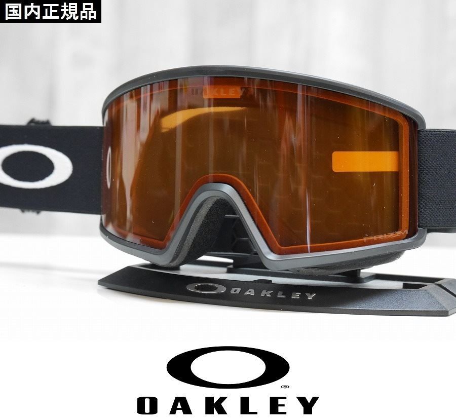 【新品】26 OAKLEY TARGET LINE L - MATTE BLACK - PRIZM PERSIMMON 日本正規品 プリズムレンズ ゴーグル