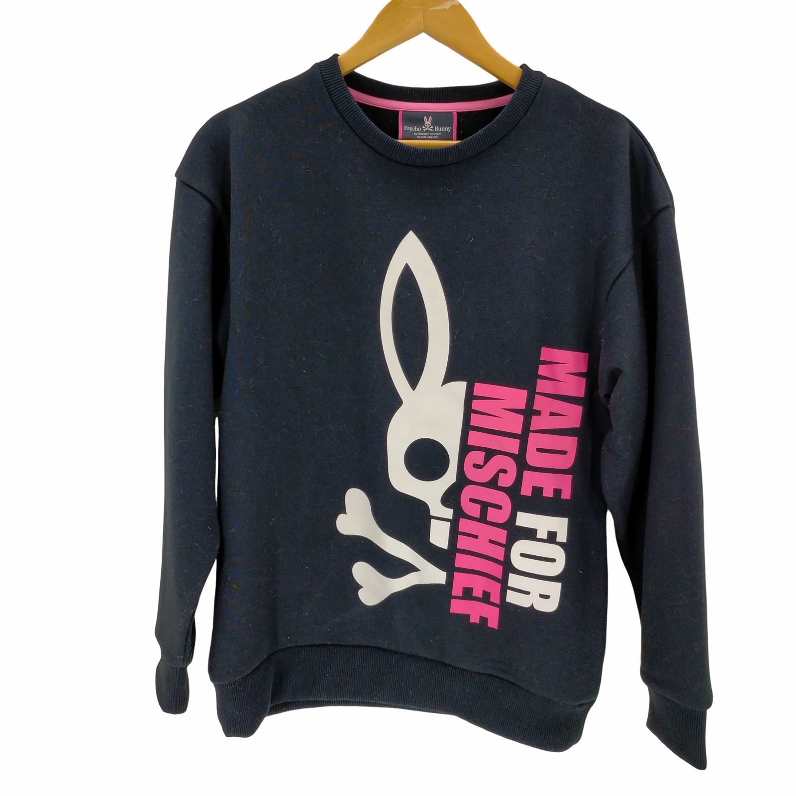 サイコバニー Psycho Bunny フロントプリント クルーネックスウェット メンズ 表記無 