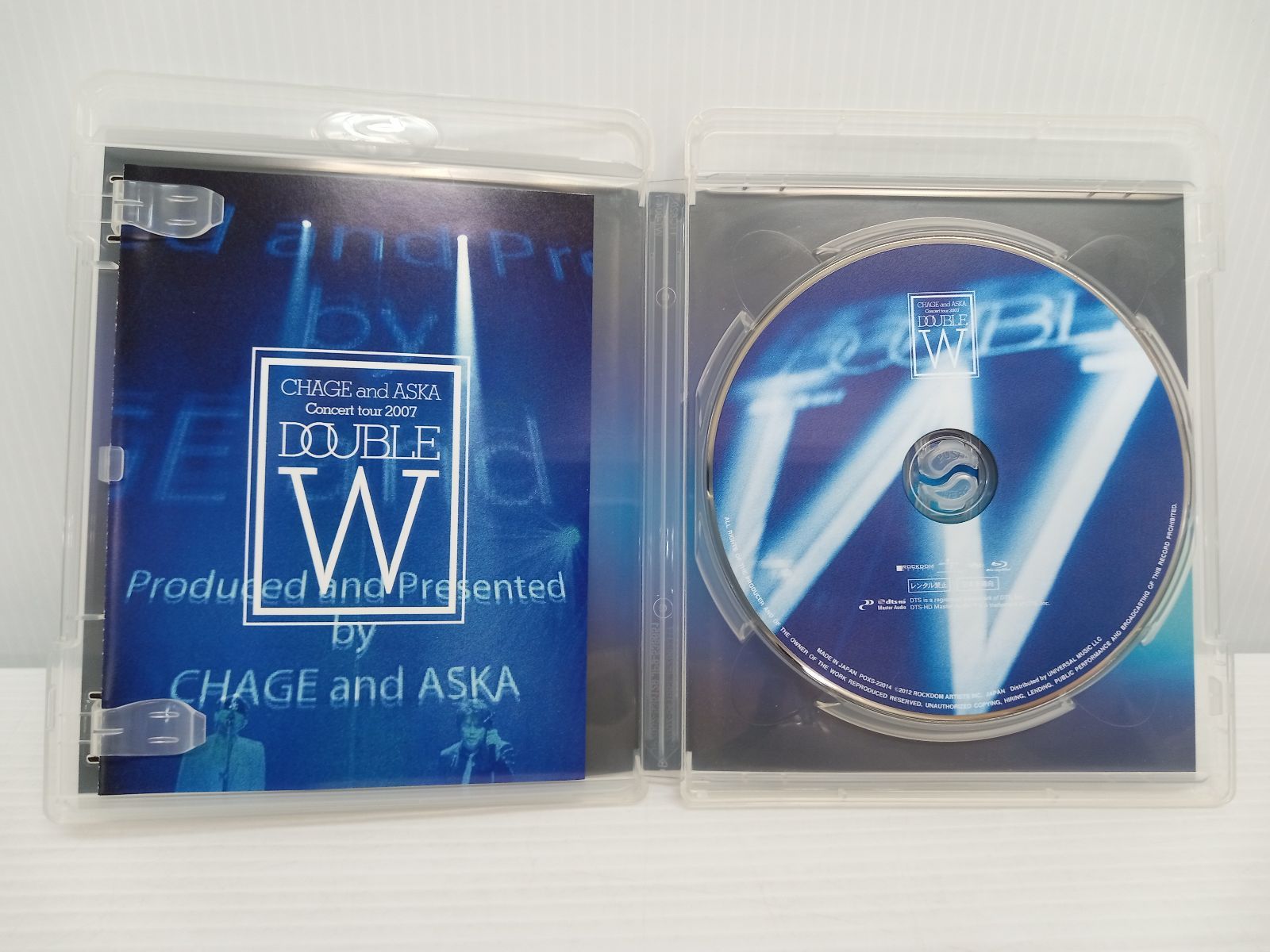 CHAGE and ASKA CONCERT TOUR 2007 DOUBLE W Blu-ray 中古【MB-2171 