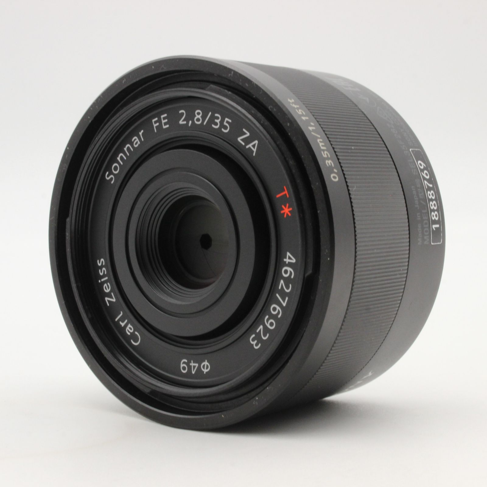 極美品】 SONY ソニー Sonnar FE 35mm f2.8 ZA T* Zeiss 極美品】 SONY ソニー Sonnar FE 35mm f2.8 ZA T* Zeiss
