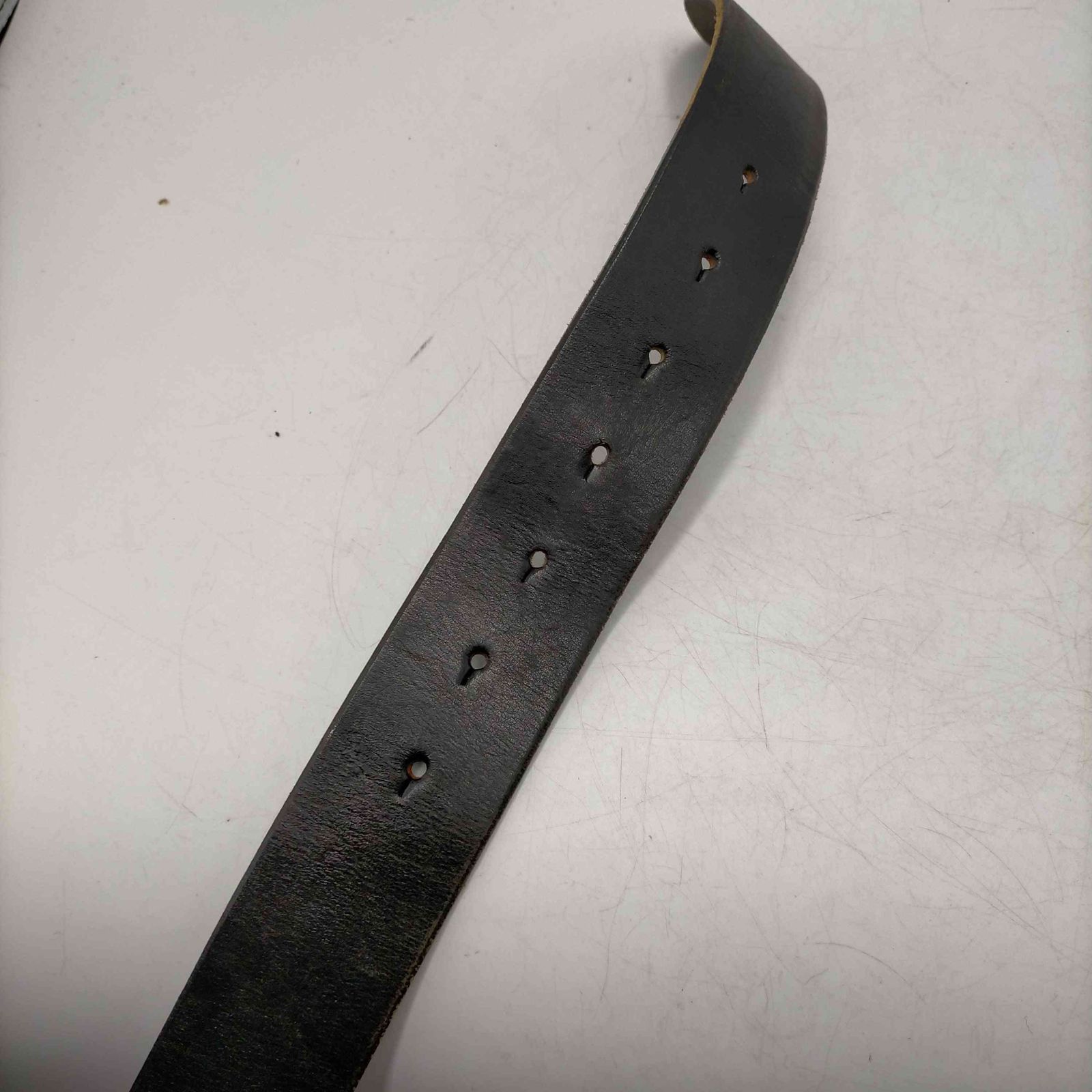 アベイシングエイプ A BATHING APE BAPE ロゴ バックル 本革 レザー