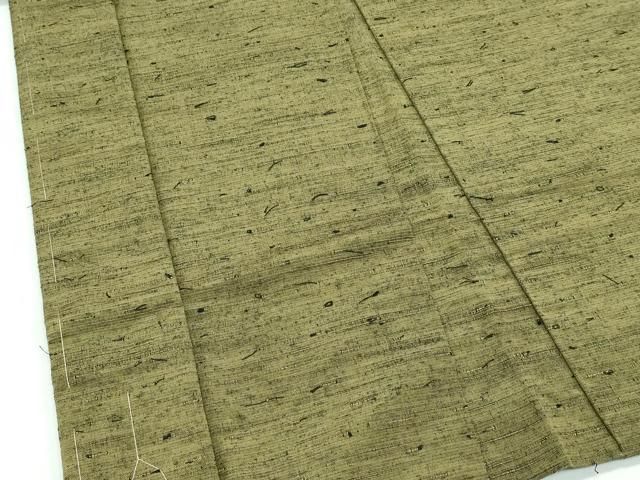 平和屋着物■極上　男性　紬　髭紬羽織セット　海松色　逸品　未使用　CZAA3615s5 平和屋着物□極上 男性 紬 髭紬羽織セット 海松色 逸品 未使用