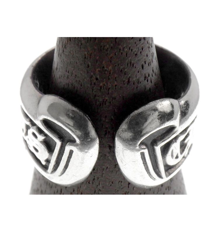 クロムハーツ スクロールラベルリング CHROME HEARTS SCROLL LABEL