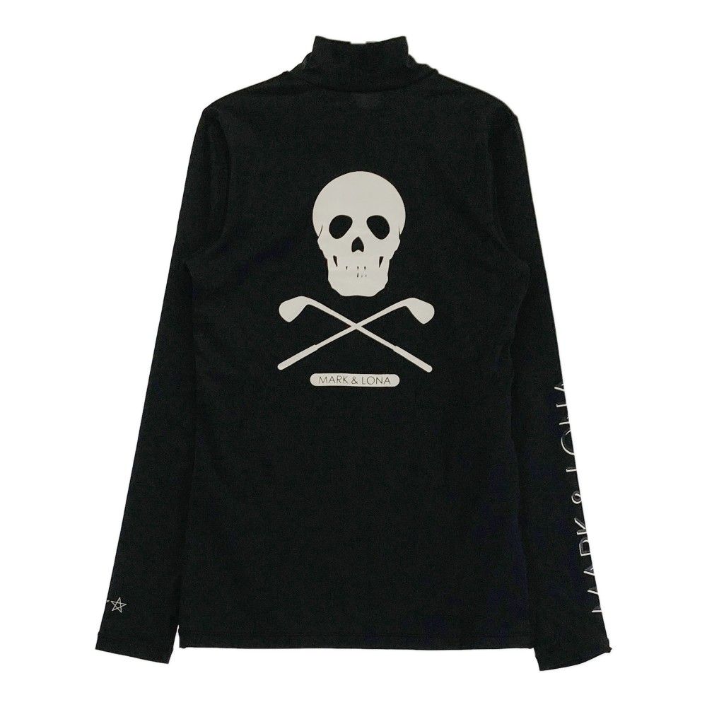 ✨美品✨マークアンドロナ ゴルフ ロゴ刺繍ハイネック長袖カットソーML サイズ：50 MARK&LONA マークアンドロナ MLM-1C-AU06