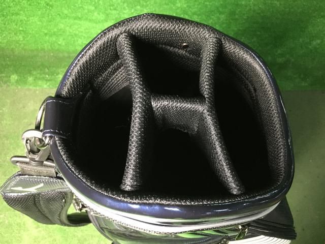 23区 - coco 中古 23区ゴルフ 23区GOLF キャディバッグ フリー ネイビー 紺 エナメル風 coco-golf_k013495