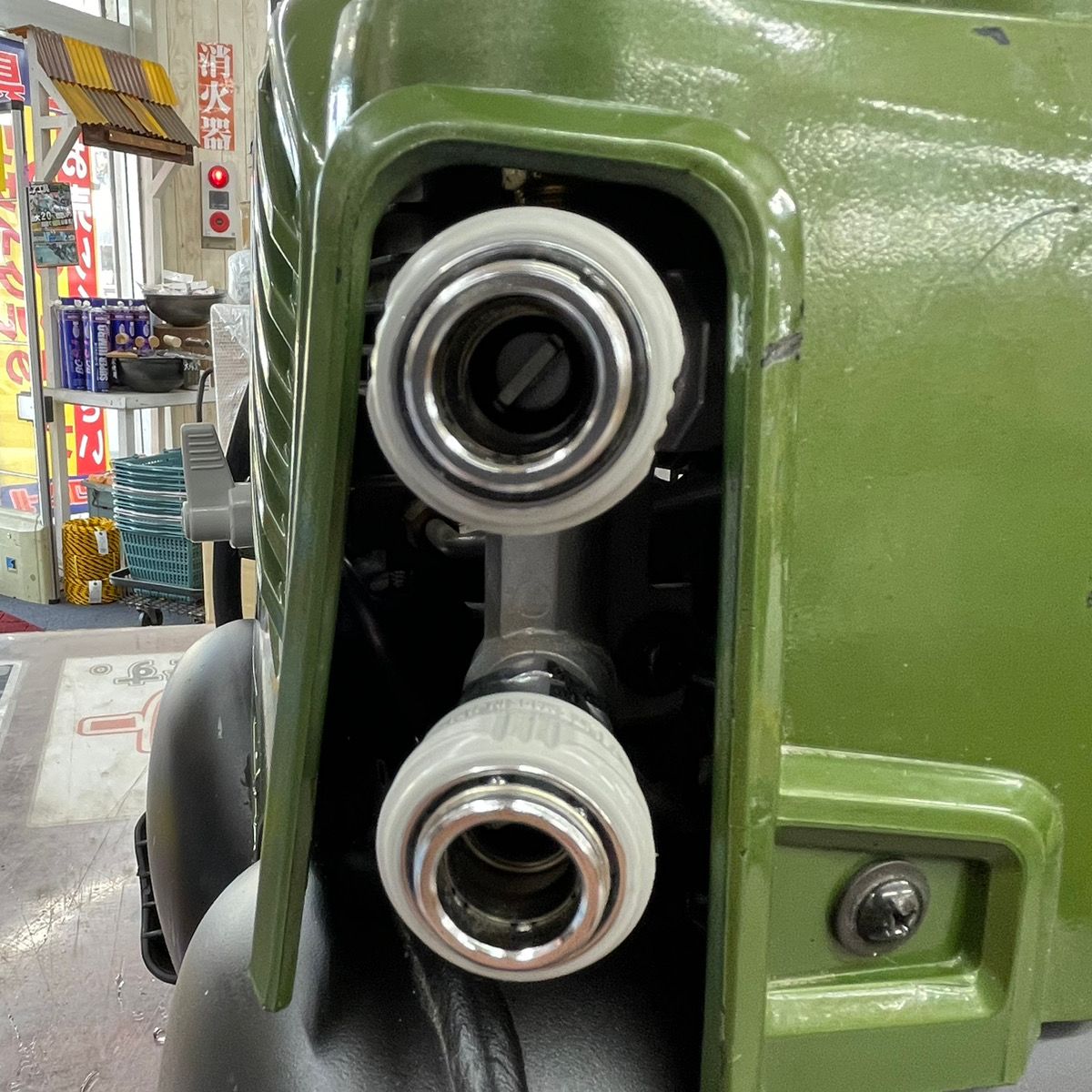 美品】HIKOKI 高圧コンプレッサー EC1245H3 限定色フォレストグリーン 