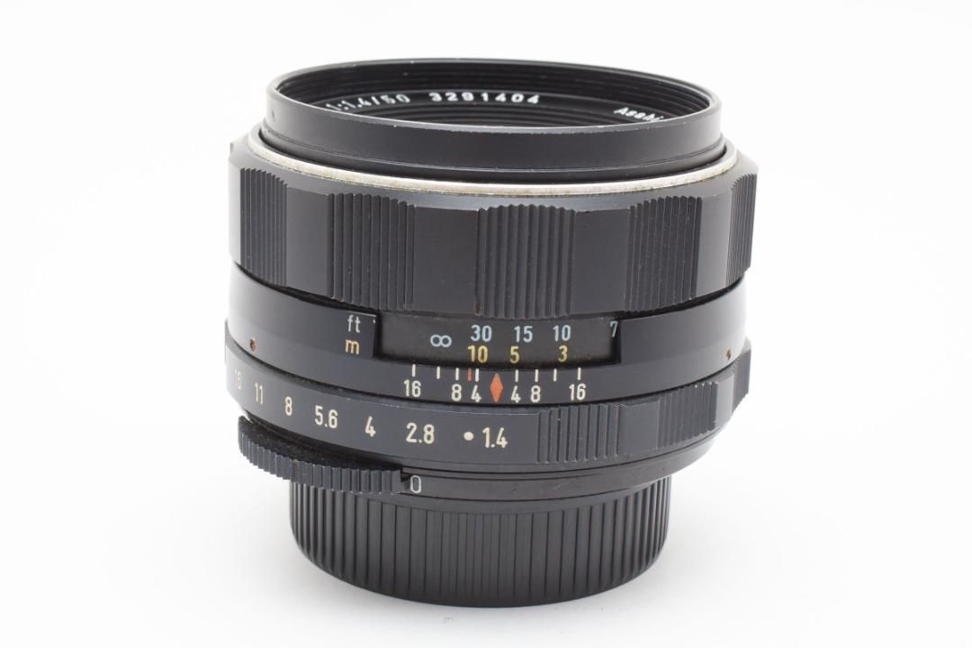 黄変無 Super Takumar 50mm F1.4 フード付 Y183 黄変無 Super Takumar 50mm F1.4 フード付 Y183 【公式通販】