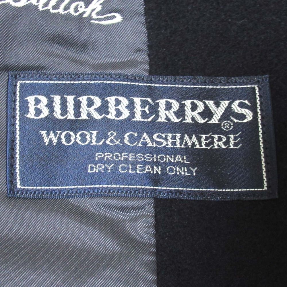 美品 Burberrys バーバリーズ ヴィンテージ ウール×カシミヤ ステン