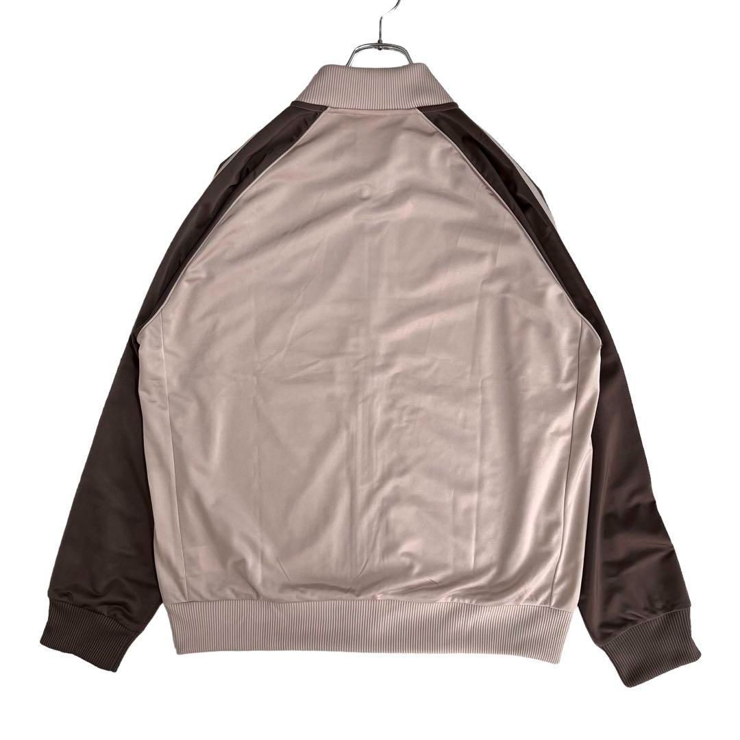 5857 極美 adidasトラックジャケット SST ベージュ×ブラウン3XL