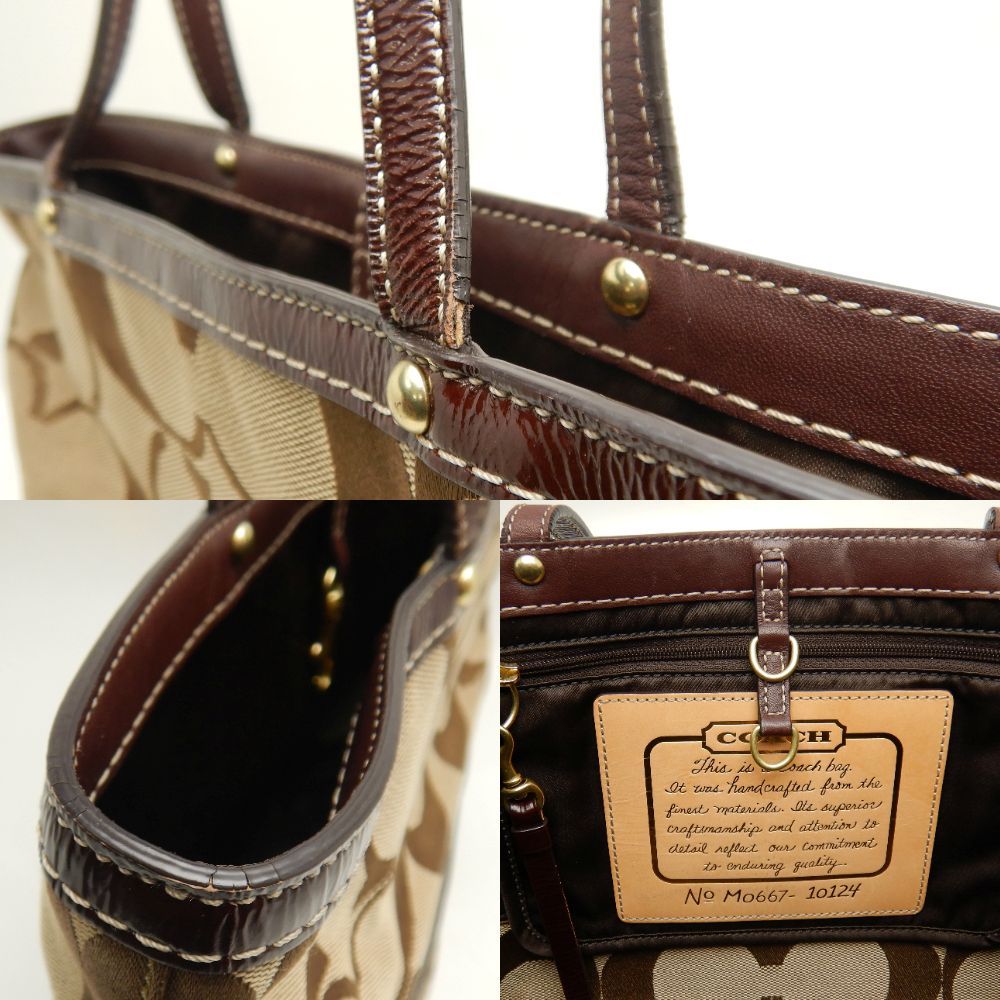 COACH コーチ 10124 トートバッグ シグネチャー キャンバスx