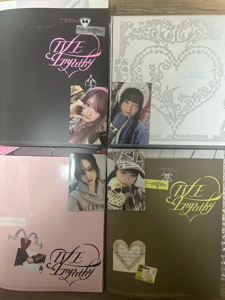 IVE(アイヴ) EMPATHY 単純開封 アルバム 4 ベルセット