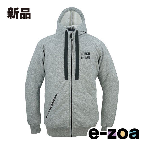 KOMINE コミネ R&R ラフライドZIPパーカー HPセット MX.GY-XL