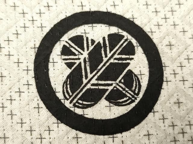 平和屋着物#男性 羽織 紋付き キングサイズ 正絹 id