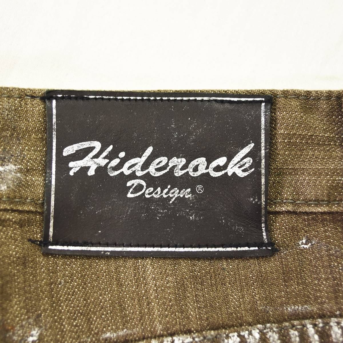 超美品】 ヒデロック HIDEROCK ペイント 加工 ダメージ