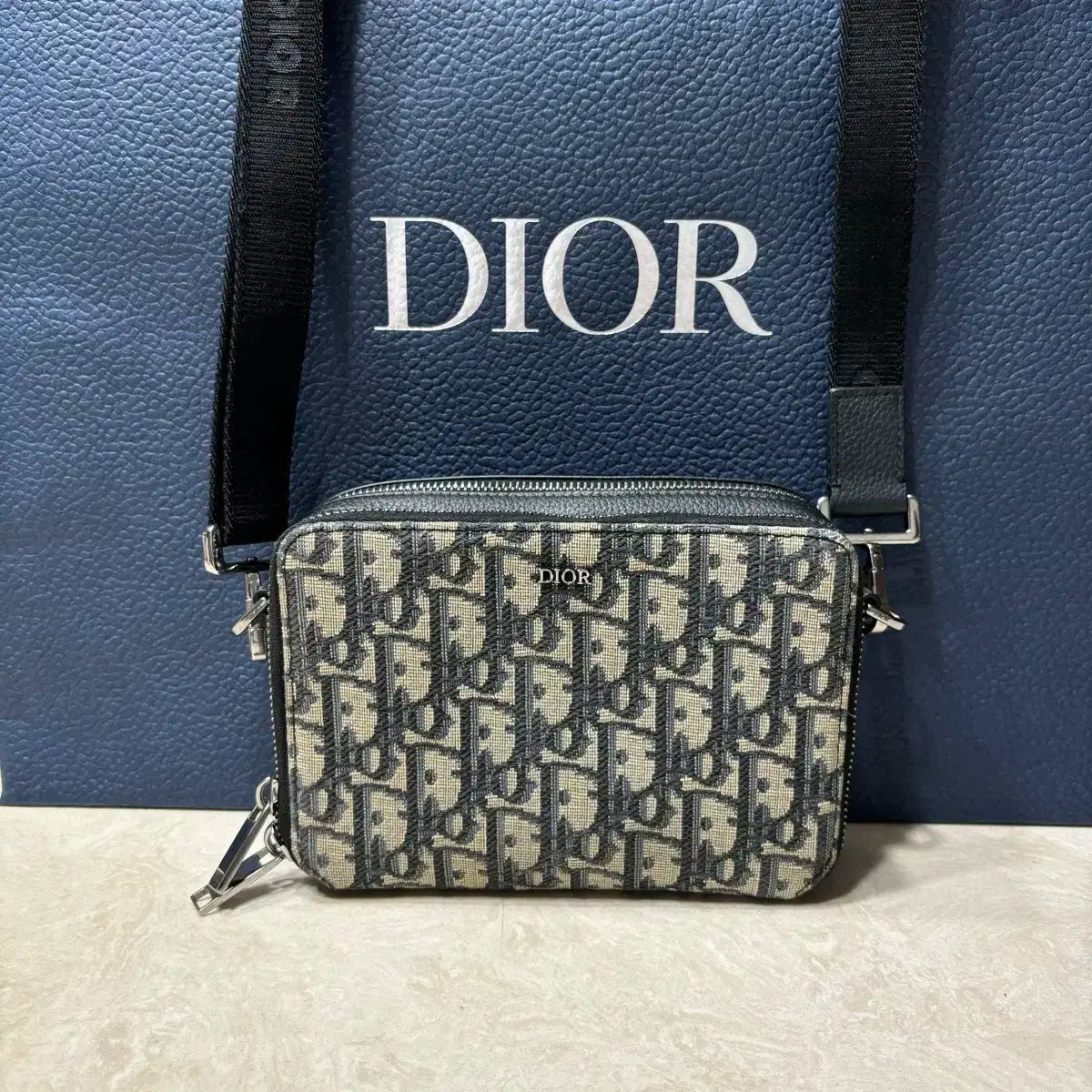Dior ディオール オブリーク ストラップ ポーチ メッセンジャーバッグ