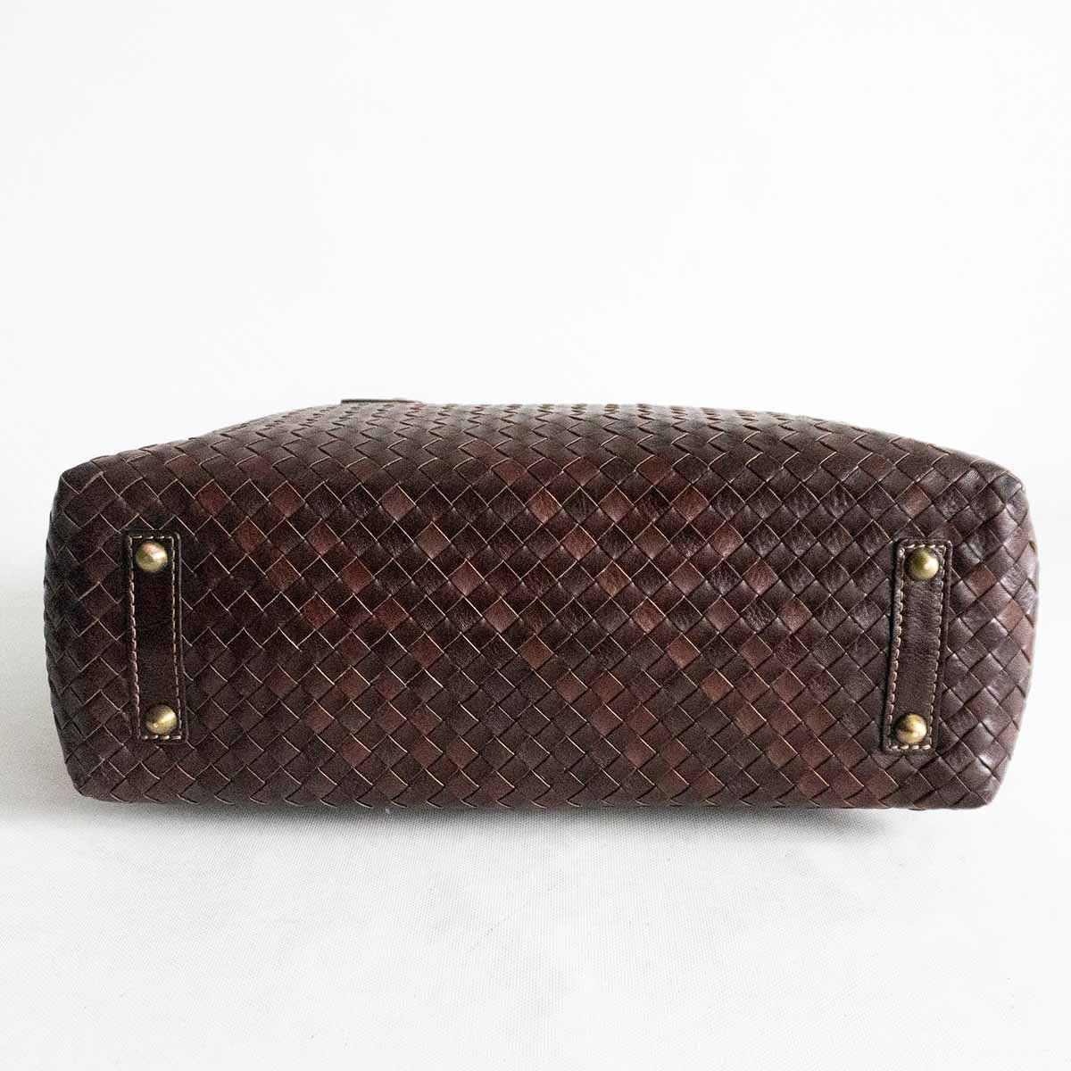 美品/ポーチ付き】 土屋鞄 【ニッティング メッシュ トート バッグ 
