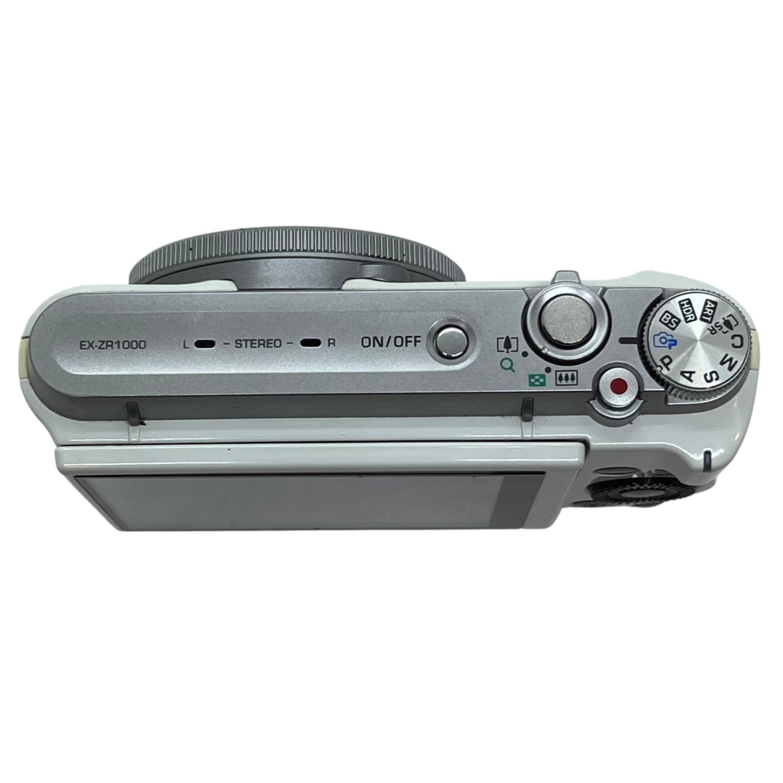 CASIO EXILIM EX-ZR1000 ホワイト　動作未確認 Casio EXILIM Ex-ZR1000 ZR1000 digital camera W. 12.5x Zoom Lens