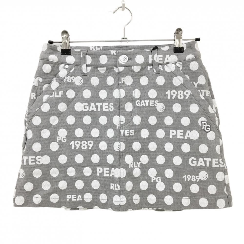 新品○ パーリーゲイツ ○ウォームコットン 花柄 ニットスカート