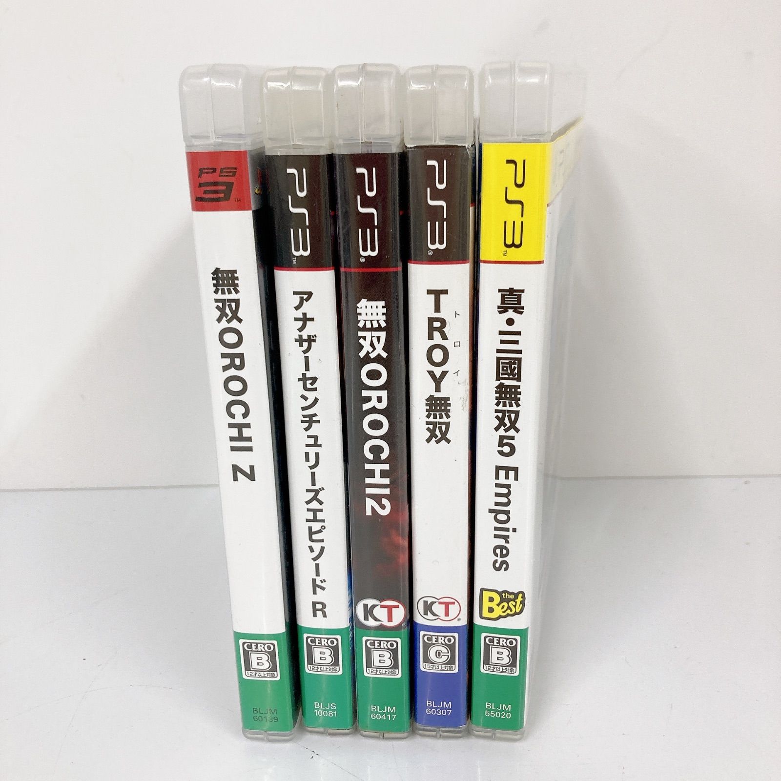 ☆ PS3 ソフト5本セット TOROY無双/ 無双OROCHI Z/ 無双OROCHI 2/ 真・三国無双5 Empires/ アナザーセンチュリーズエピソードR【ゲームソフト】【1】