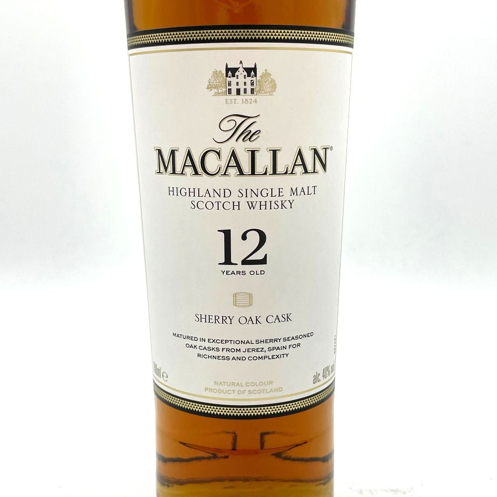ザ・マッカラン 12年 シェリーオークカスク SHERRY OAK CASK