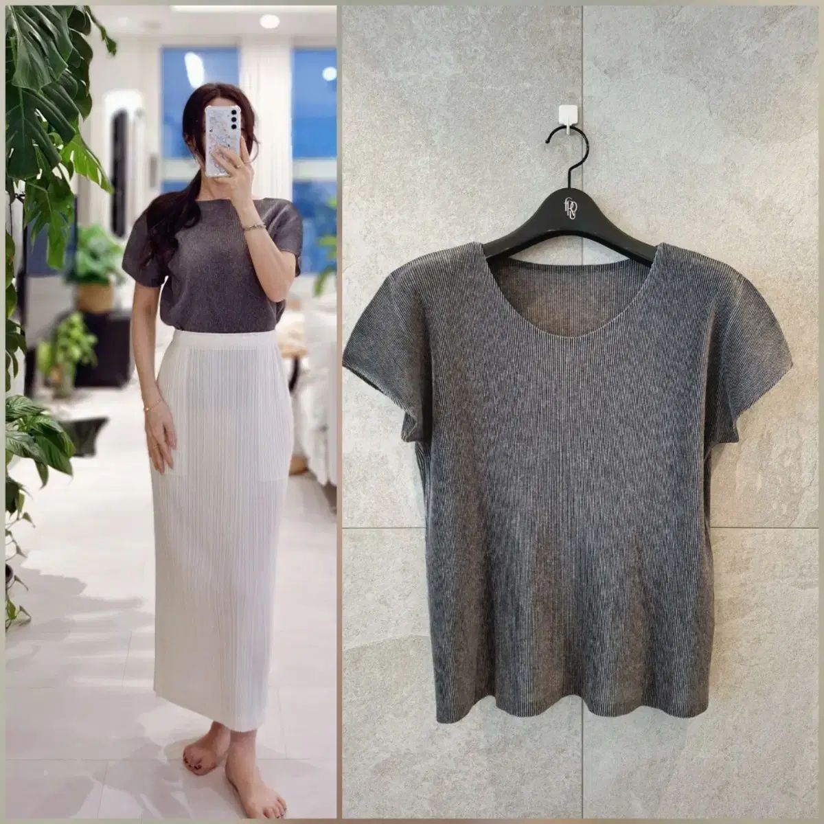 PLEATS PLEASE(プリーツプリーズ) グレー ミスト 3 ISSEY MIYAKE 