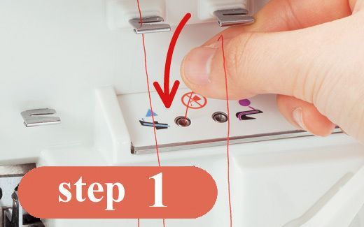 JUKI ロックミシン MO-2800 自動糸通し