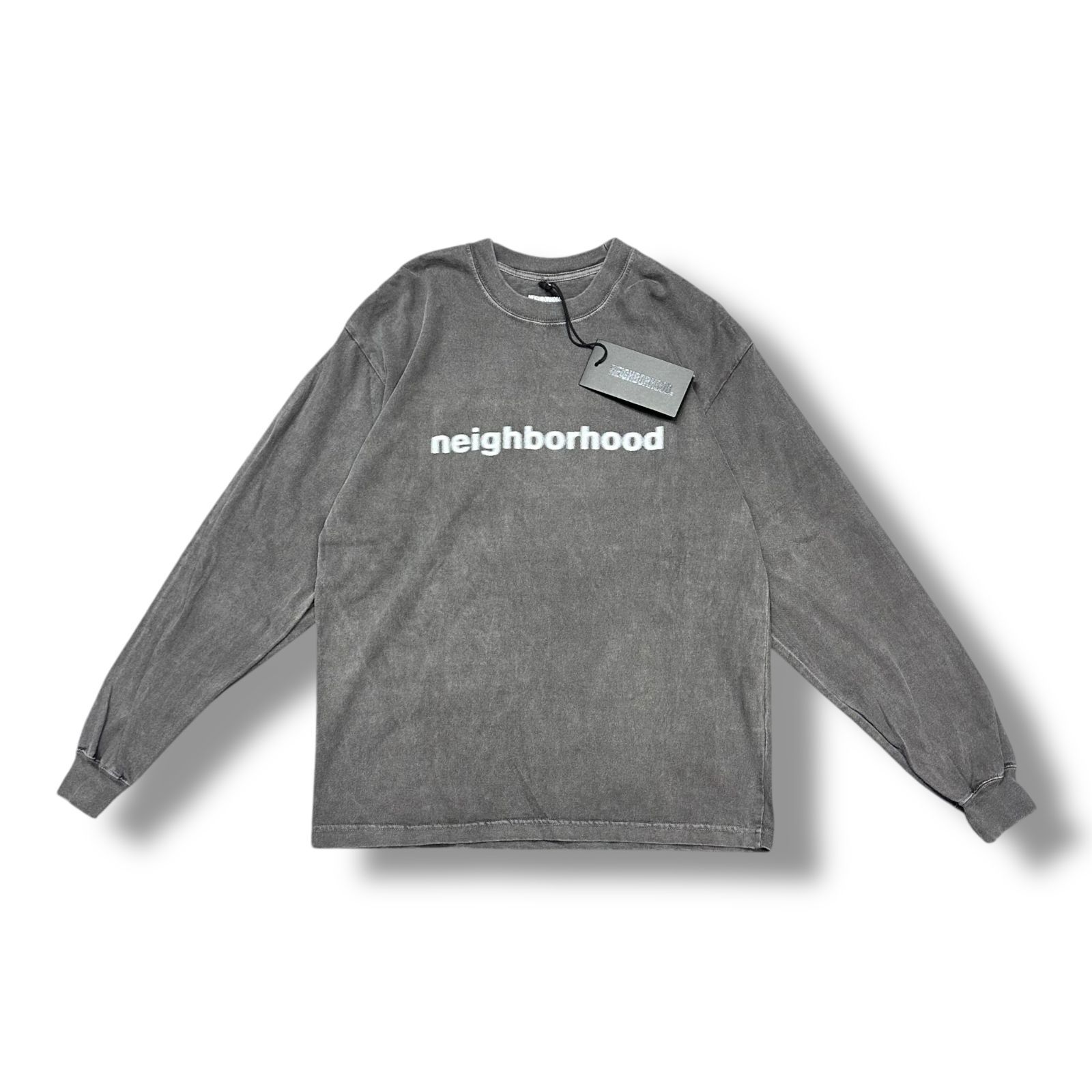 新品・未使用　ネイバーフッド　長袖Tシャツ　ロンｔ　ホワイト　プリント 2025年最新】neighborhood ロンtの人気アイテム - メルカリ