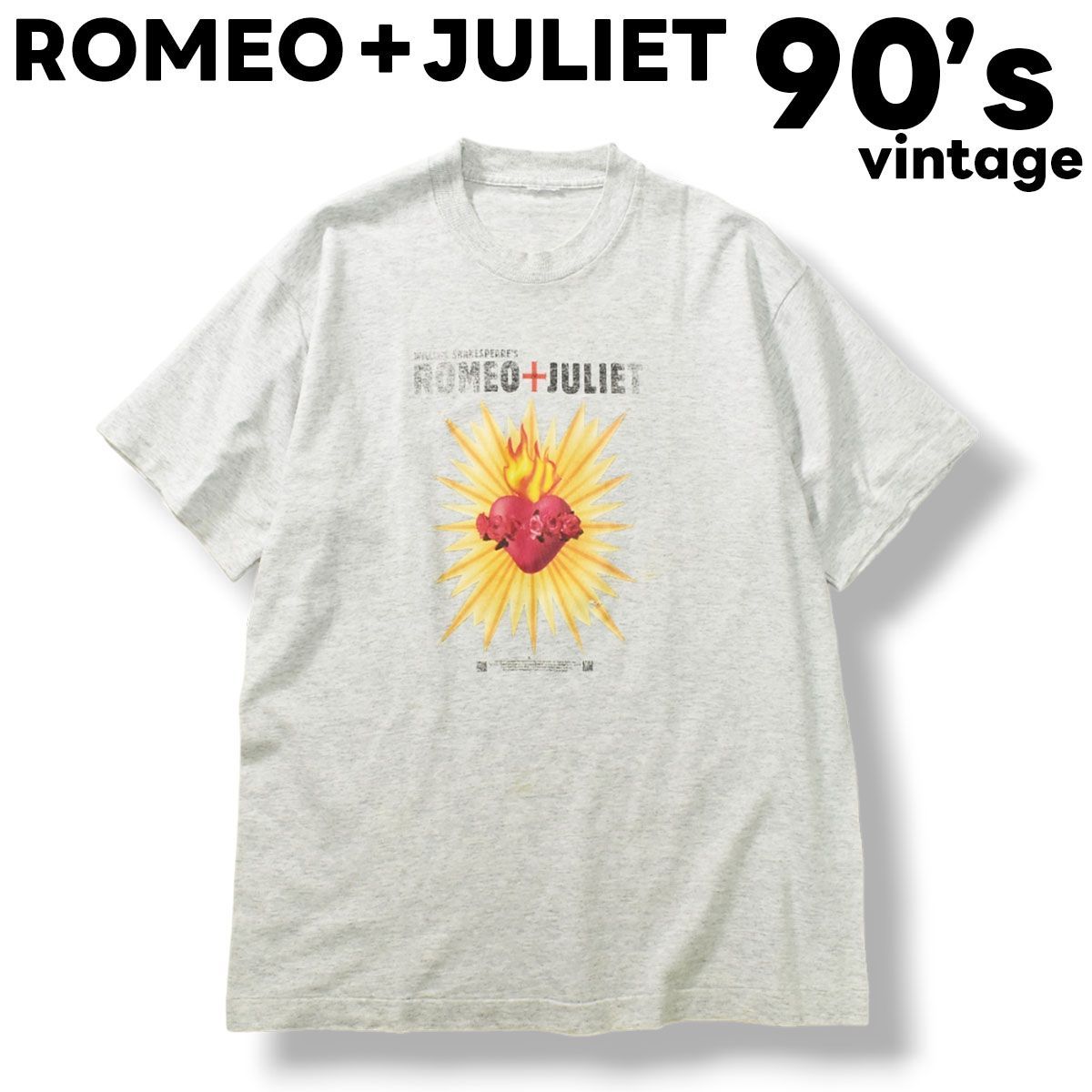 90sヴィンテージ ロミオ＋ジュリエット ムービー 映画 Tシャツ 