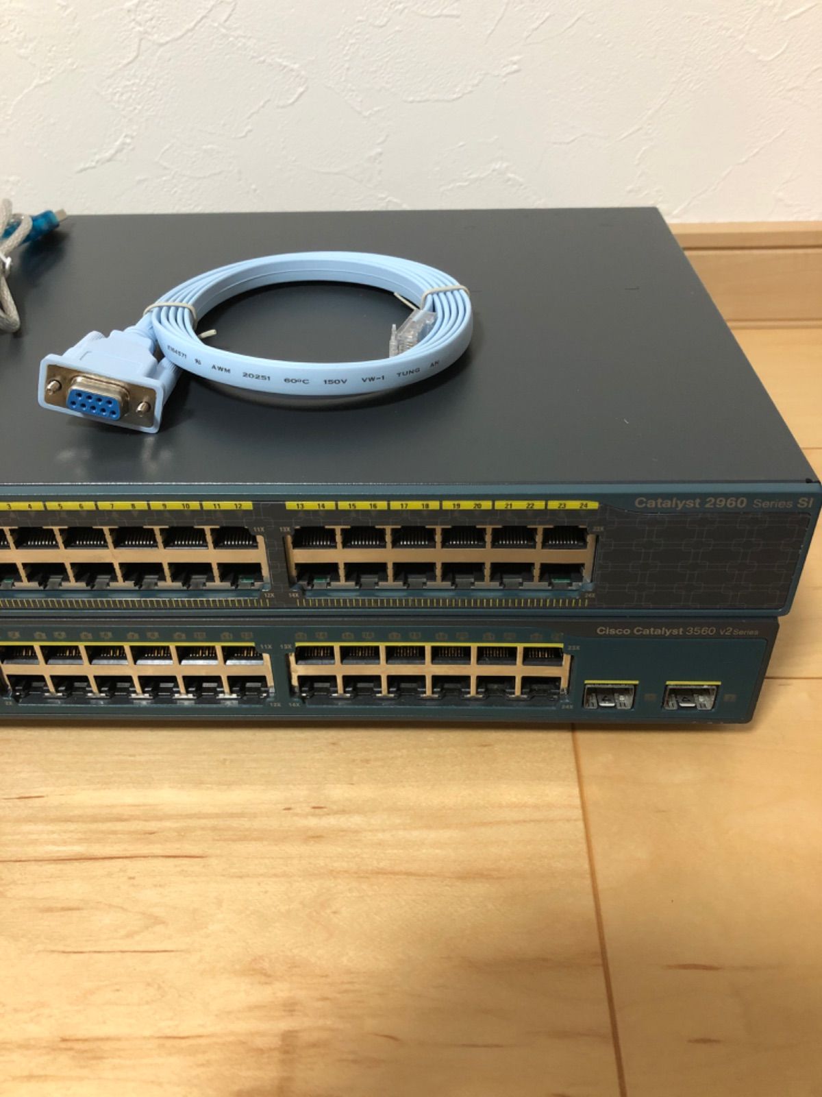 2台Cisco Catalyst L3スイッチ3560 - ルーター・ネットワーク機器