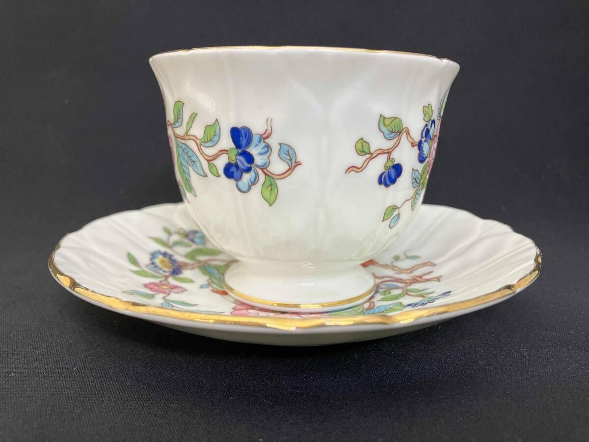 エインズレイ 【美品】エインズレイのプレート5枚とフラワー陶磁器