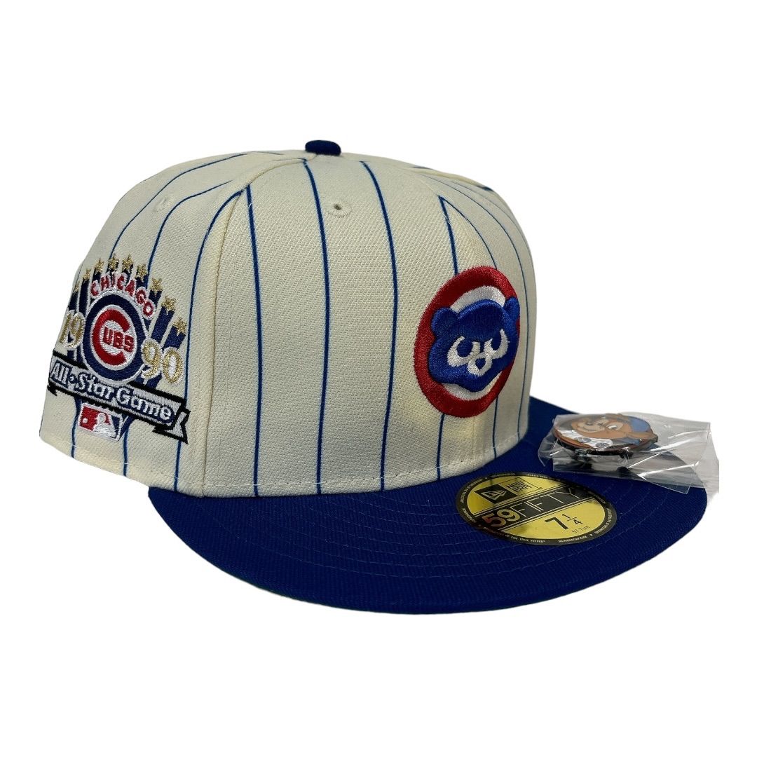 新品71/4 シカゴ・カブス 人気マスコット『CLARK』ピンズ付き 海外限定ニューエラ 59FIFTY CUBS NEW ERA 今永＆鈴木 -  メルカリ