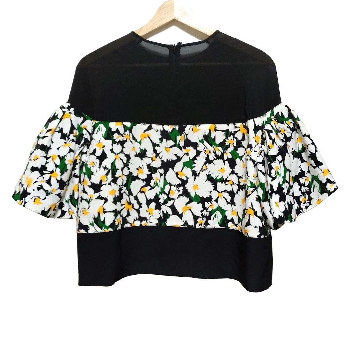 クルーネック|花柄