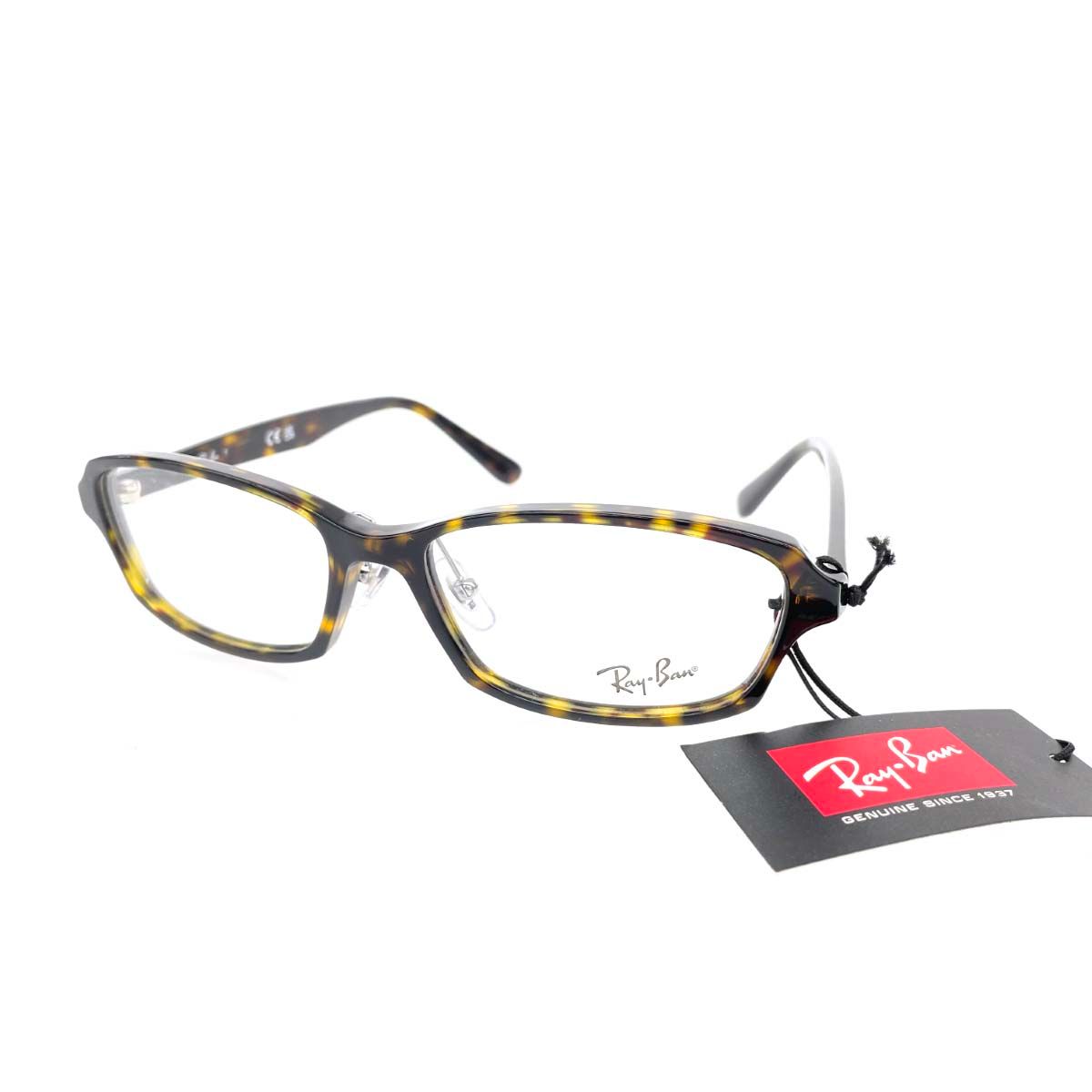 【中古】 レイバン Ray-Ban メガネフレーム プラスチック ケース メガネ拭き付き RB5130 01HD160 Ray-Ban レイバン 男女兼用 ブラック 黒 プラスチック 5385D 2000 55