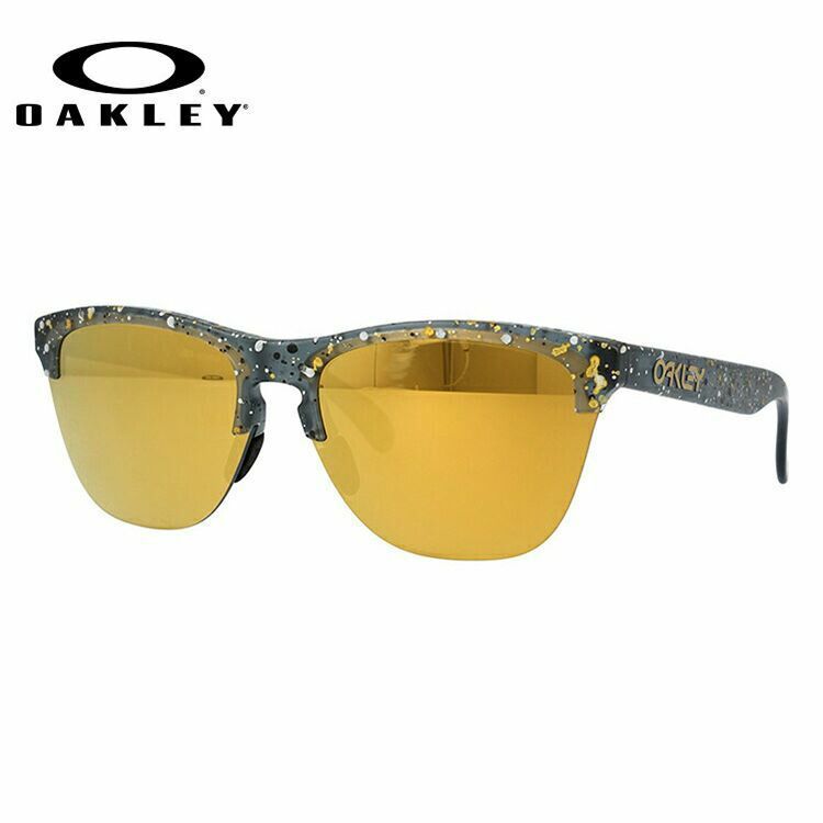 オークリー サングラス OAKLEY フロッグスキン ライト ミラーレンズ レギュラーフィット FROGSKINS LITE OO9374-3063 63サイズ Metallic Splatter Collection メンズ レディース【海外正規品】