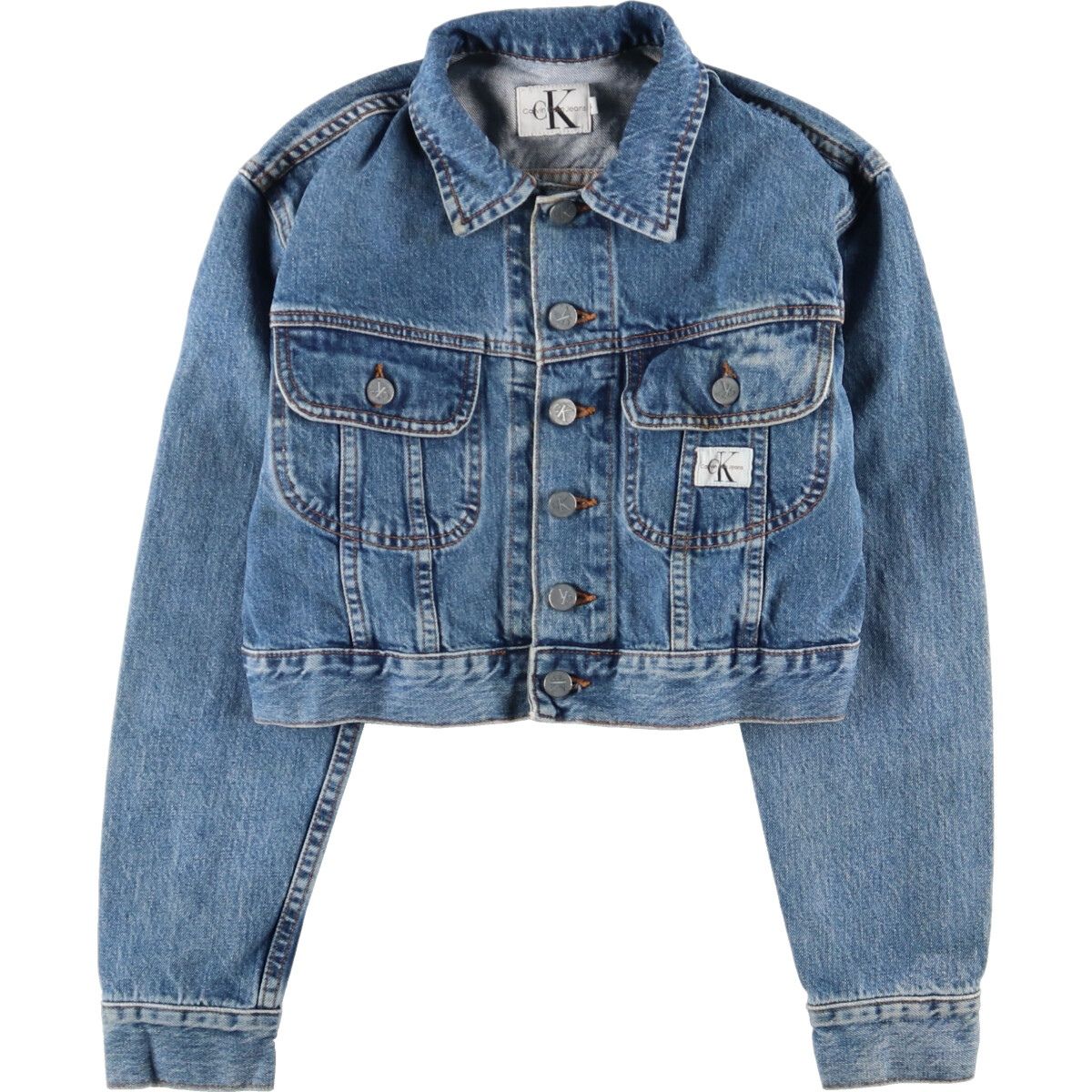 古着 90年代 カルバンクライン Calvin klein JEANS デニムジャケット G 