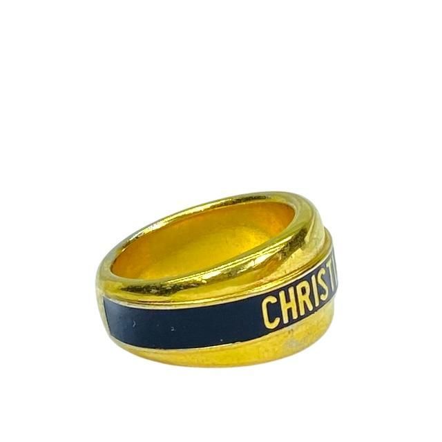 Dior メタル　ゴールド　指輪 Christian Dior ディオール コード CODE ロゴ メタル リング
