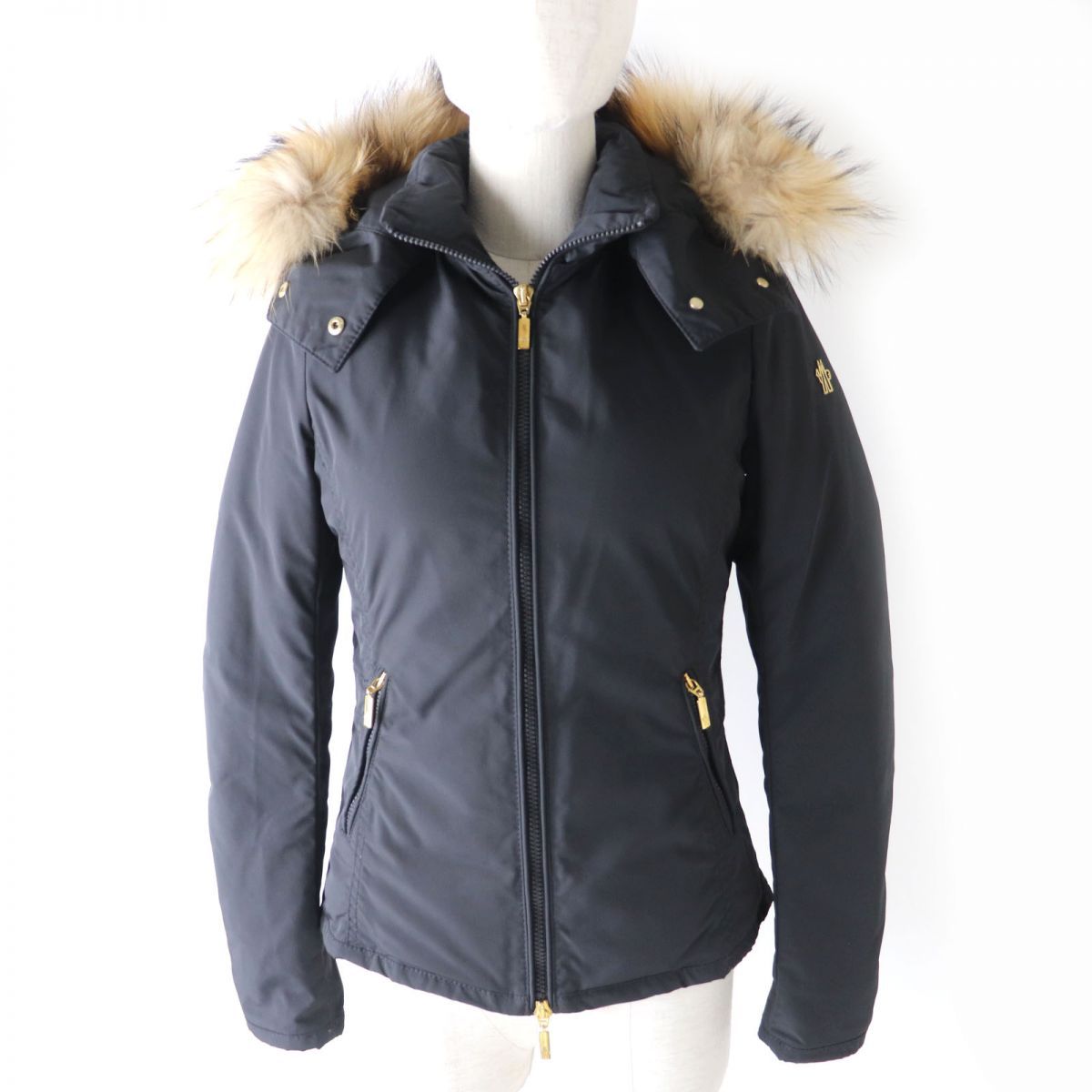 美品△正規品 MONCLER モンクレール AMIENS アミアン ロゴ金具・フード ...