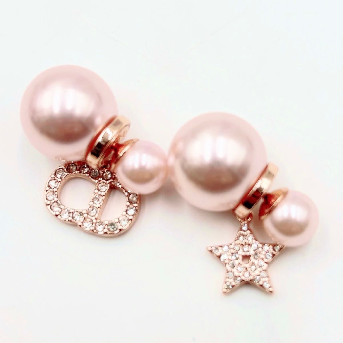 Dior Tribales ディオール トライバル ピアス パール ピンク