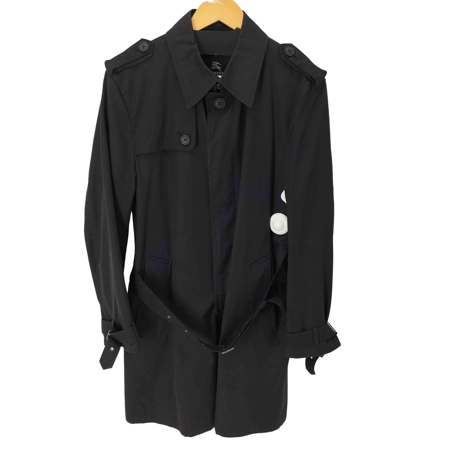 バーバリーブラックレーベル BURBERRY BLACK LABEL 比翼ステンカラー