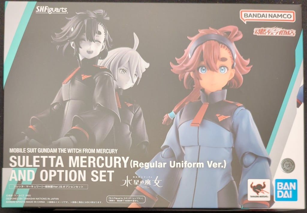 BANDAI SPIRITS S.H.Figuarts 機動戦士ガンダム 水星の魔女 スレッタ・マーキュリー (一般制服Ver.)u0026オプションセット
