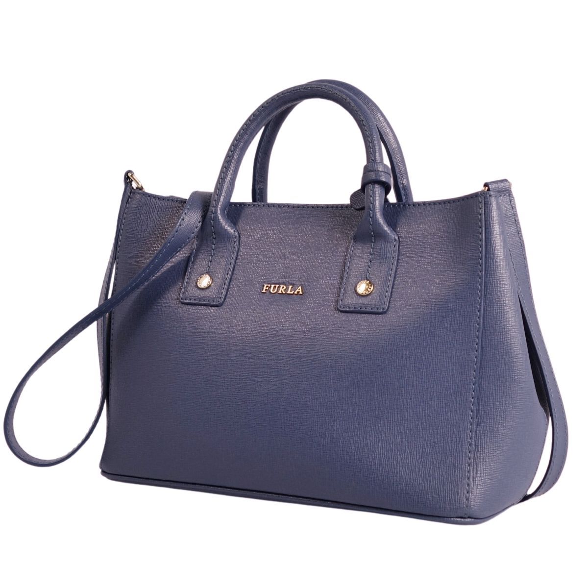 美品 フルラ FURLA バッグ 2way ハンドバッグ ショルダーバッグ レザ 