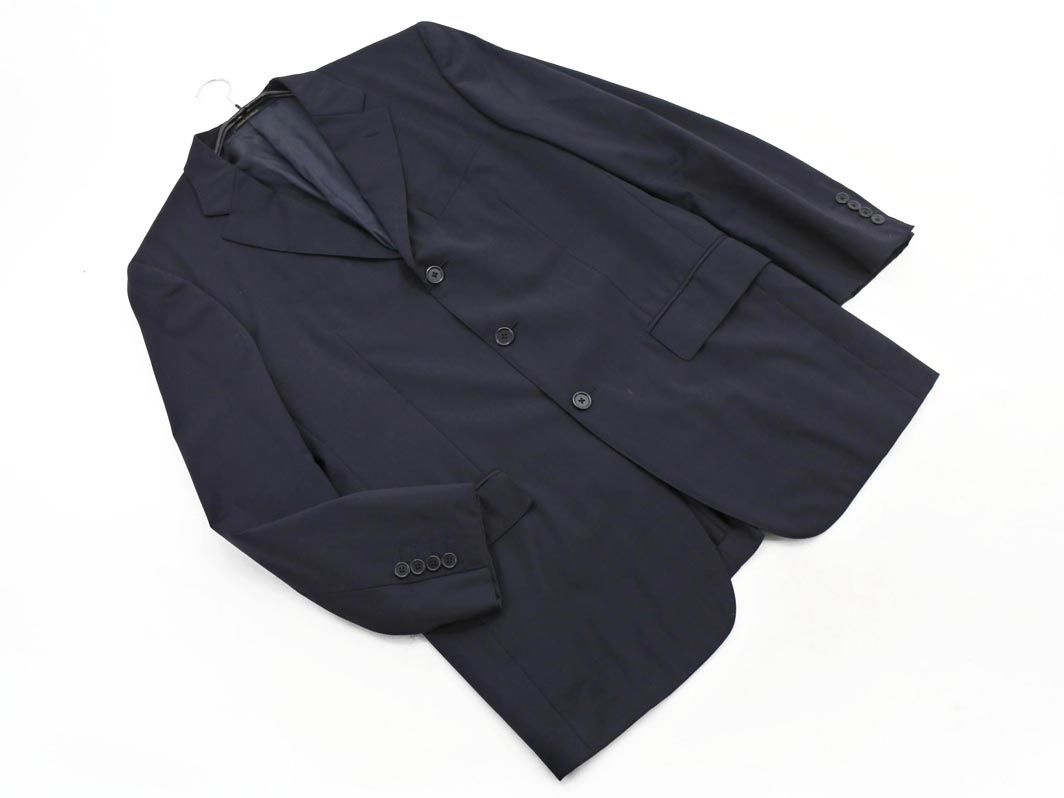 GIVENCHY ジバンシイ ウール混 セットアップ ジャケット パンツ スーツ size48 紺 メンズ