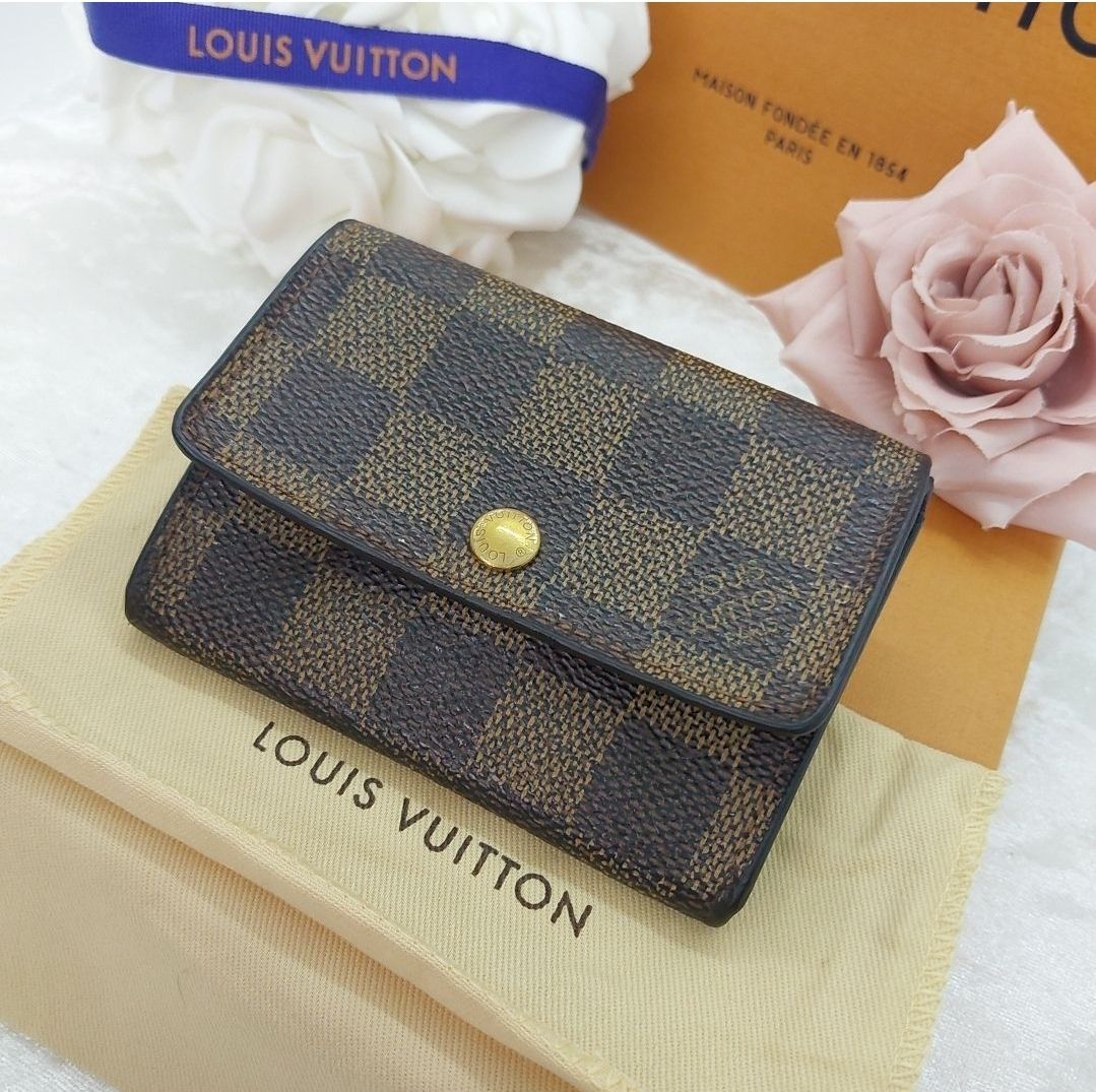 ヴィンテージ】ルイヴィトン ダミエ ポルトモネ プラ コインケース