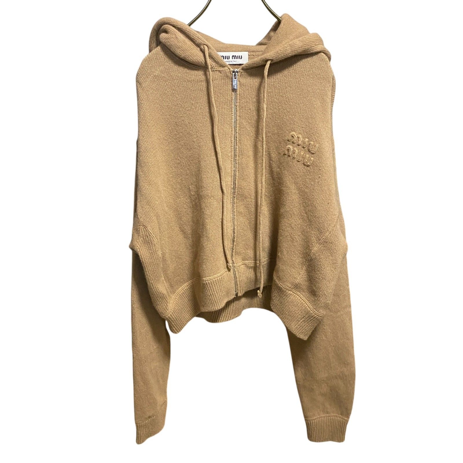 ミュウミュウ MIUMIU 現行モデル ウール セットアップ パーカー♯38