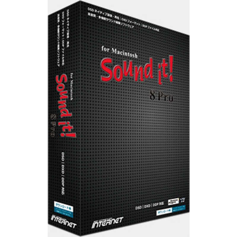 送料無料 ♥ 未開梱 インターネット 〔Ｍａｃ メディアレス〕 Ｓｏｕｎｄ ｉｔ ８ Ｐｒｏ Ｍａｃ用 SOUND IT ! 8 PRO MAC