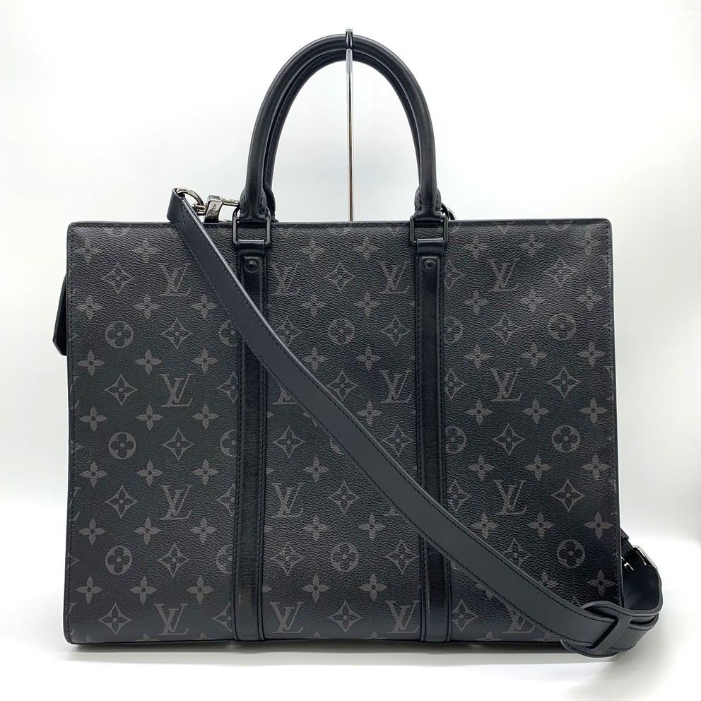 LOUIS VUITTON ルイ・ヴィトン サックプラ・ホリゾンタル ジップ ビジネスバッグ ショルダー 2way モノグラムエクリプス ブラック 黒  M11742 メンズ ファッション - メルカリ