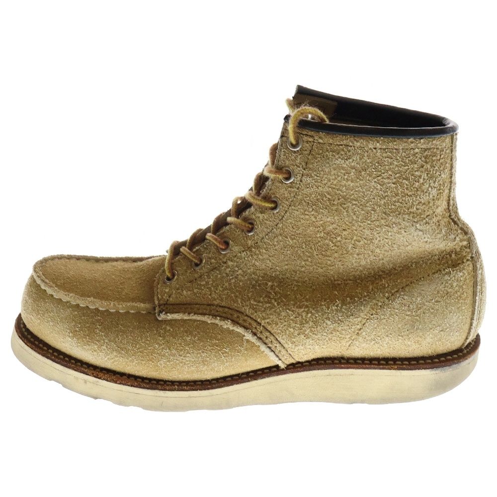 RED WING レッド ウイング 8173 羽タグ クラシック モック 6インチ スエード レースアップ ブーツ ベージュ