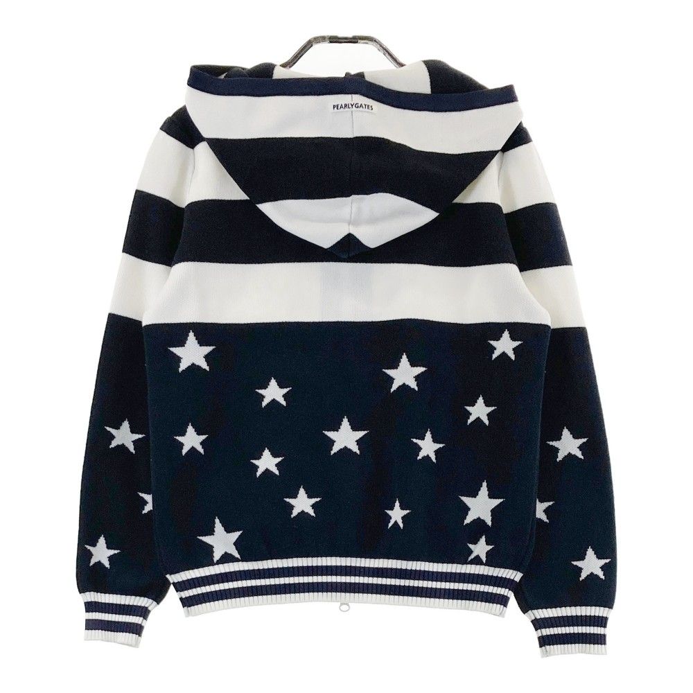 PEARLY GATES 星柄ニットセーター サイズ0 PEARLY GATES 星柄 ニット セーター サイズ0