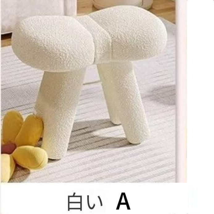 蝶結びの化粧スツール 化粧スツール